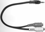 Link Audio - Link Audio 1/8 TRS-M to 2x 1/8 TRS-F Female Headphone Splitter Y-Cable
